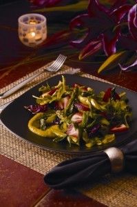 Strawberry Salad with Avocado Dressing