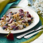 Strawberry Chicken Pasta Salad